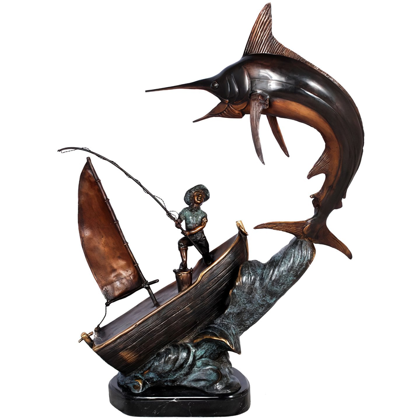 Fisherman with Marlin