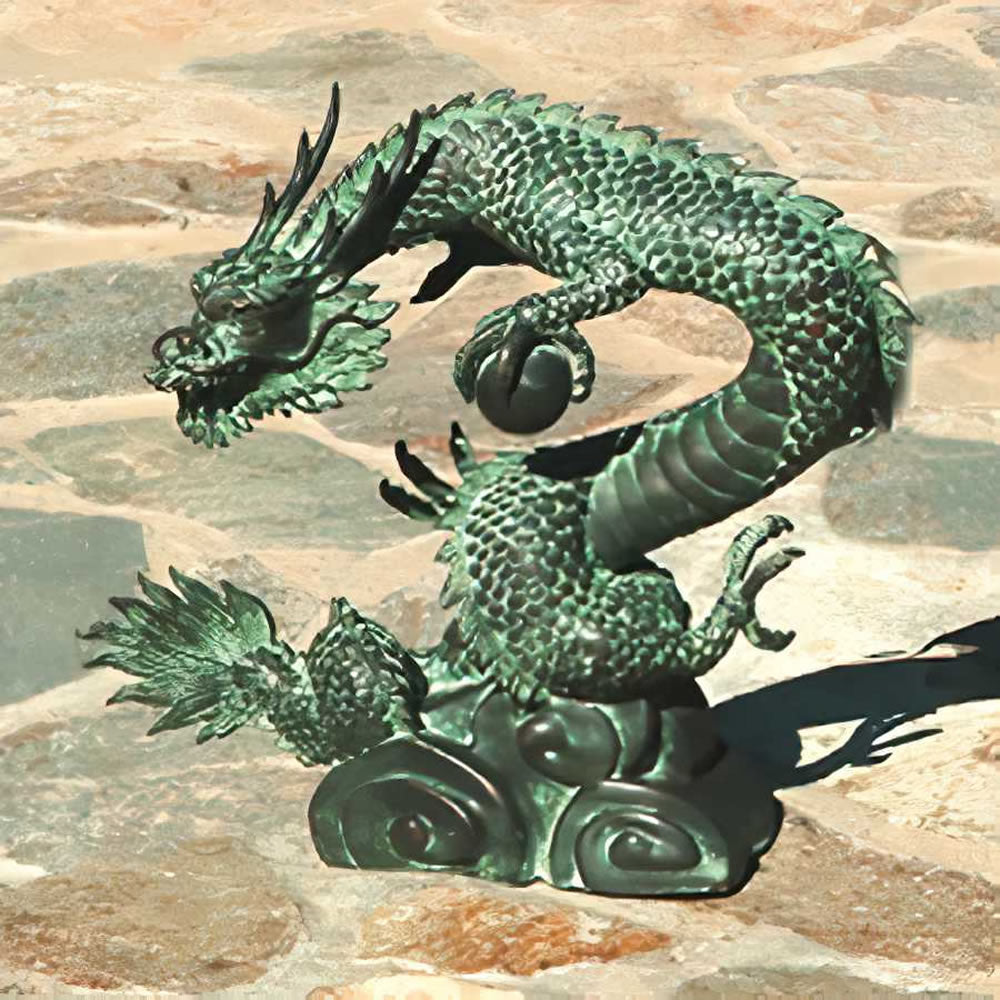 Water Dragon Fountain, Small, BrassBaronFountainsAllProducts