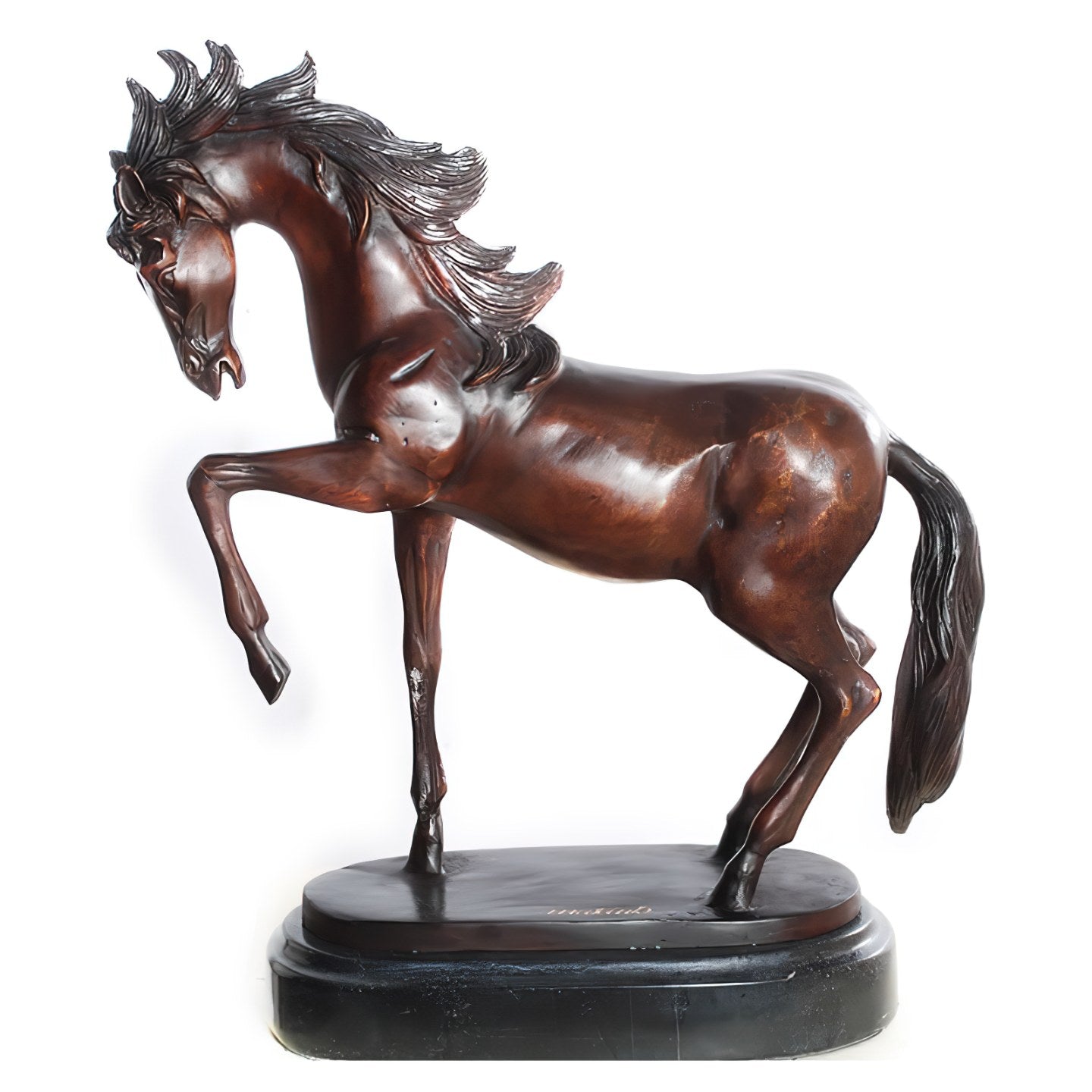 Bronze Trotting Horse Statue, Left Leg Up, Bronze, 57936