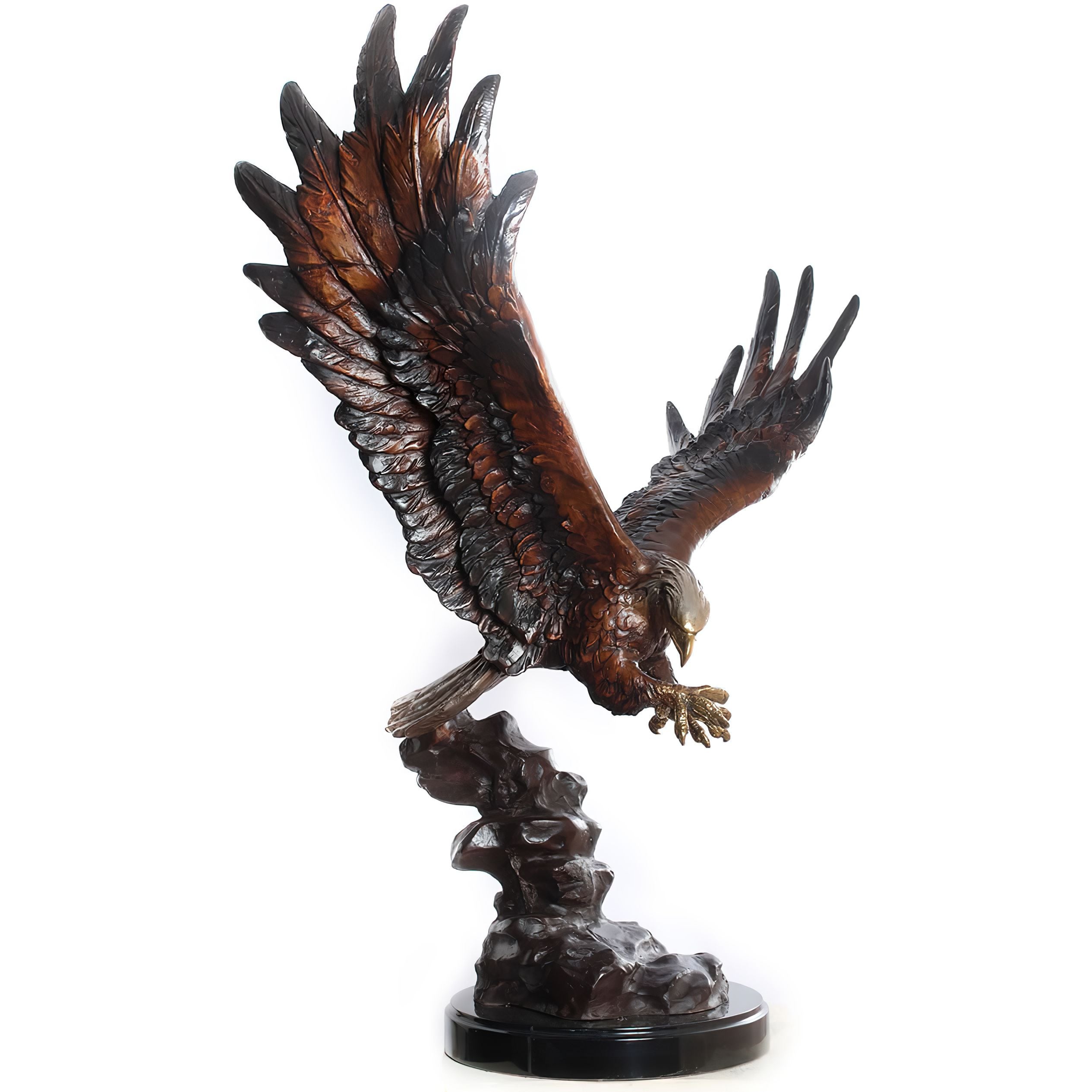 Bronze Majestic Eagle Sculpture, Bronze, 56608 - AllSculptures.com