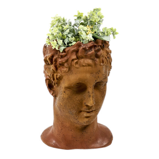 Greek Bust Planter, FiberstoneAllProducts, FS7383