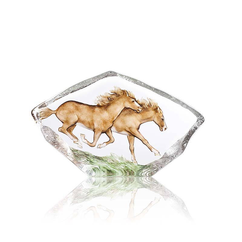Wild Horses Crystal SculptureLarge, MatsJonassonCrystalAllProducts