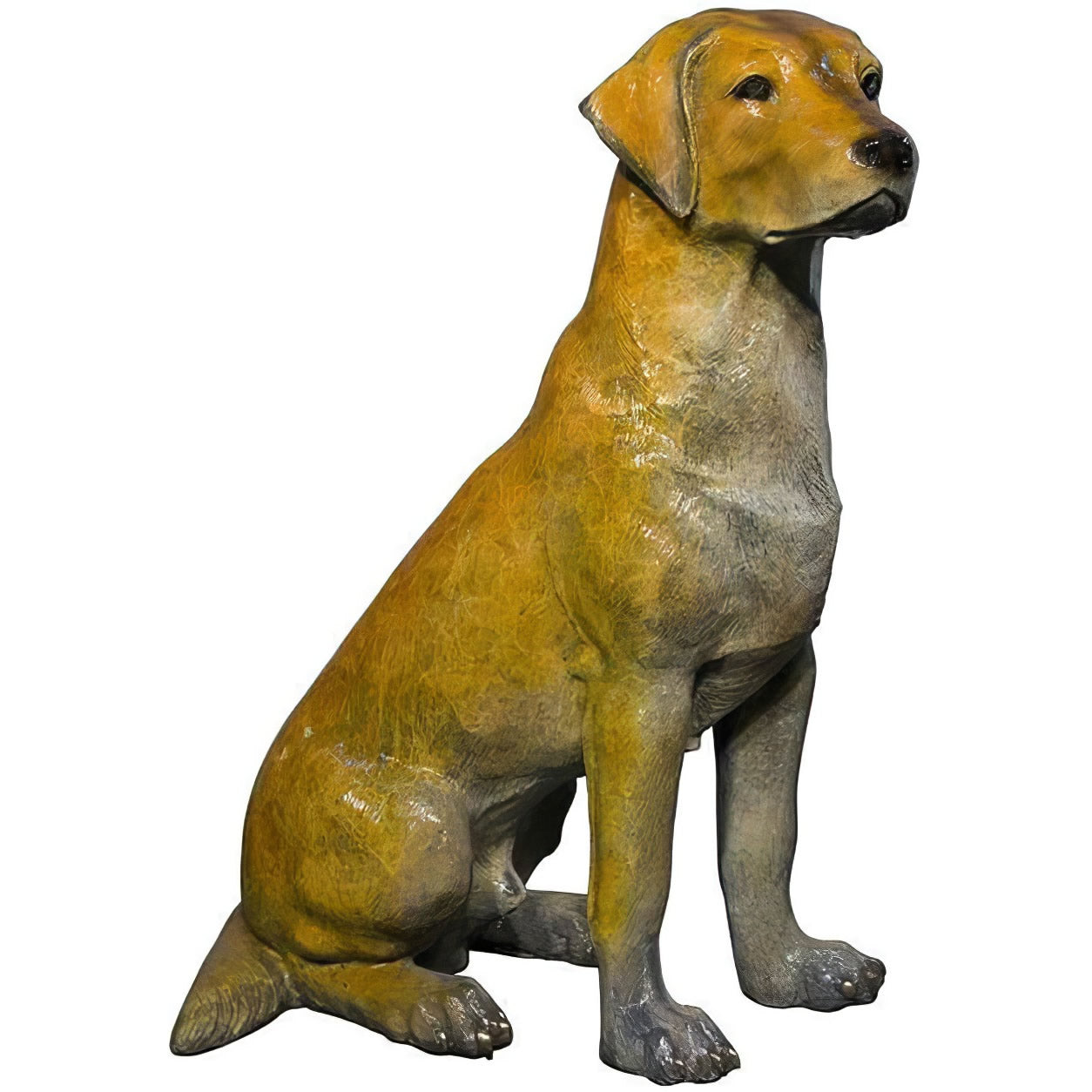 Labrador Retriever Dog Statue, Bronze, KTV28767NC