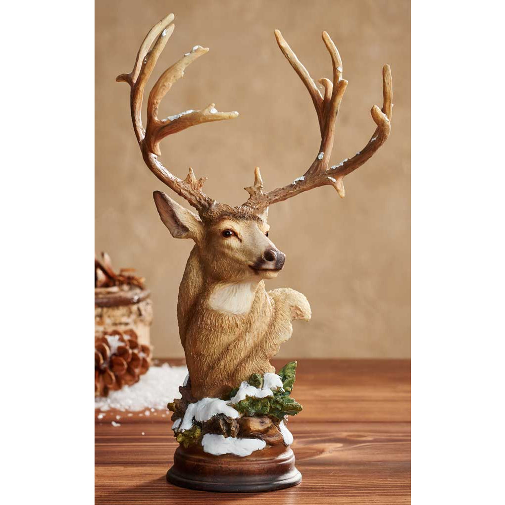 First Snow Mule Deer Sculpture, MillCreekStudiosAllProducts