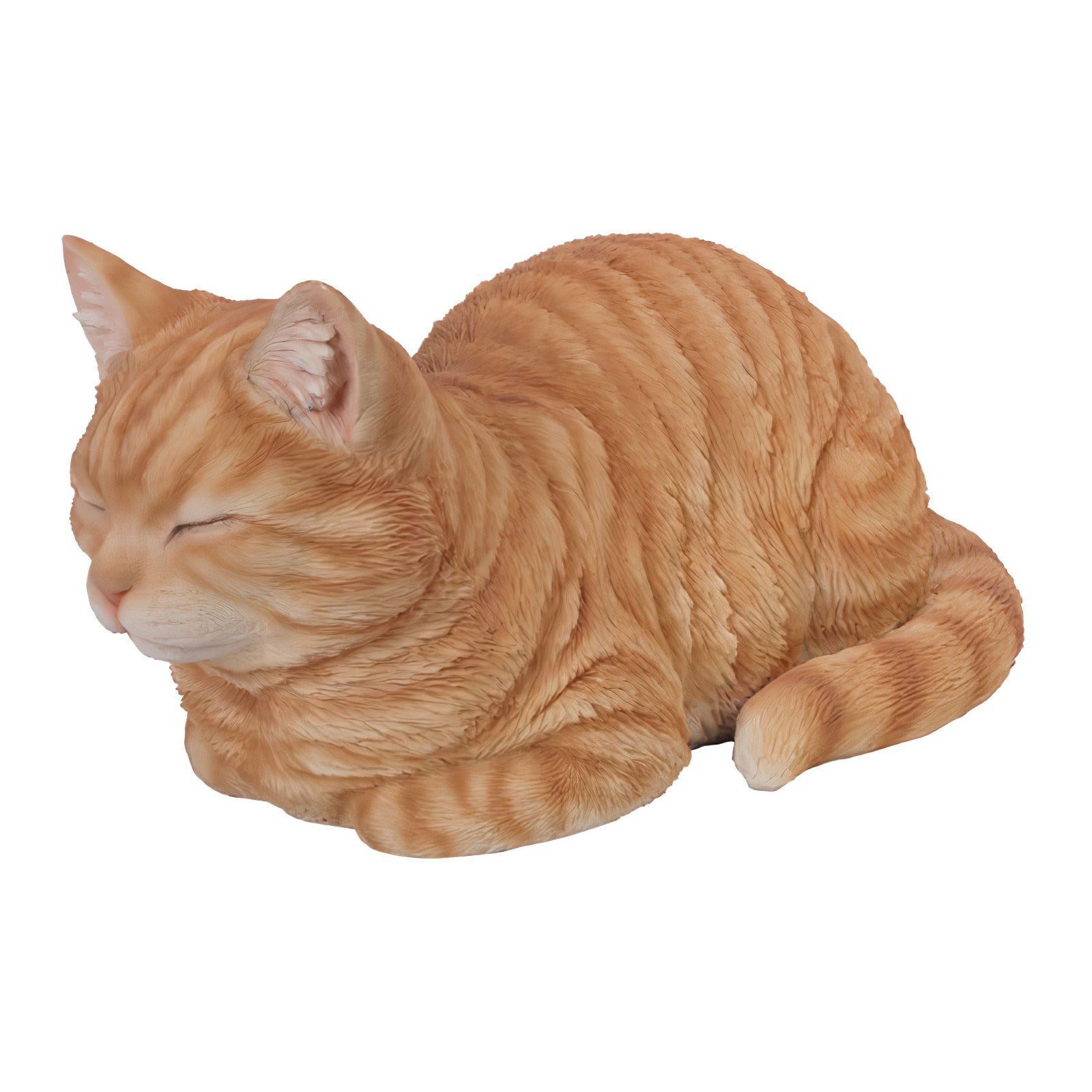 Dreaming Ginger Cat Statue 13.5"L, NaturesGalleryAllProducts