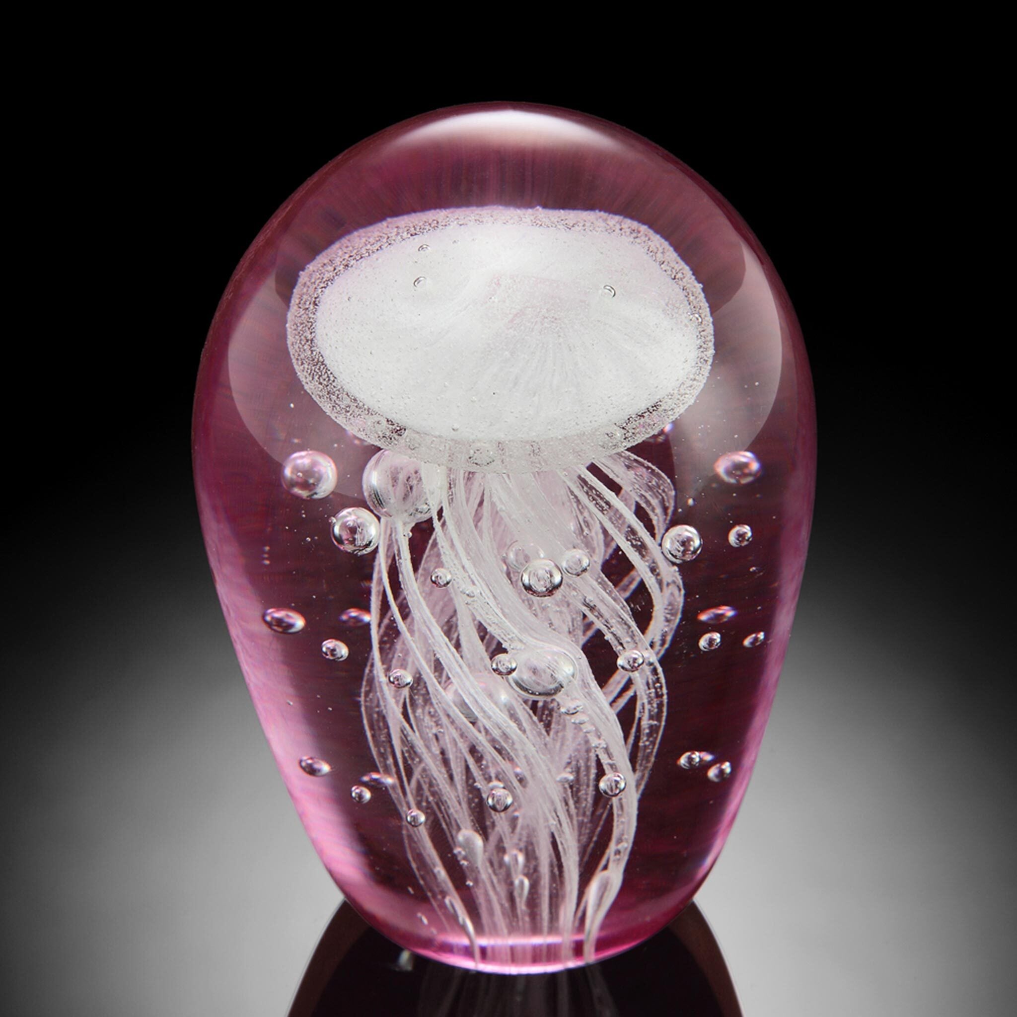 Glass Jellyfish Pink/White Glow in the Dark, SPISanPacific