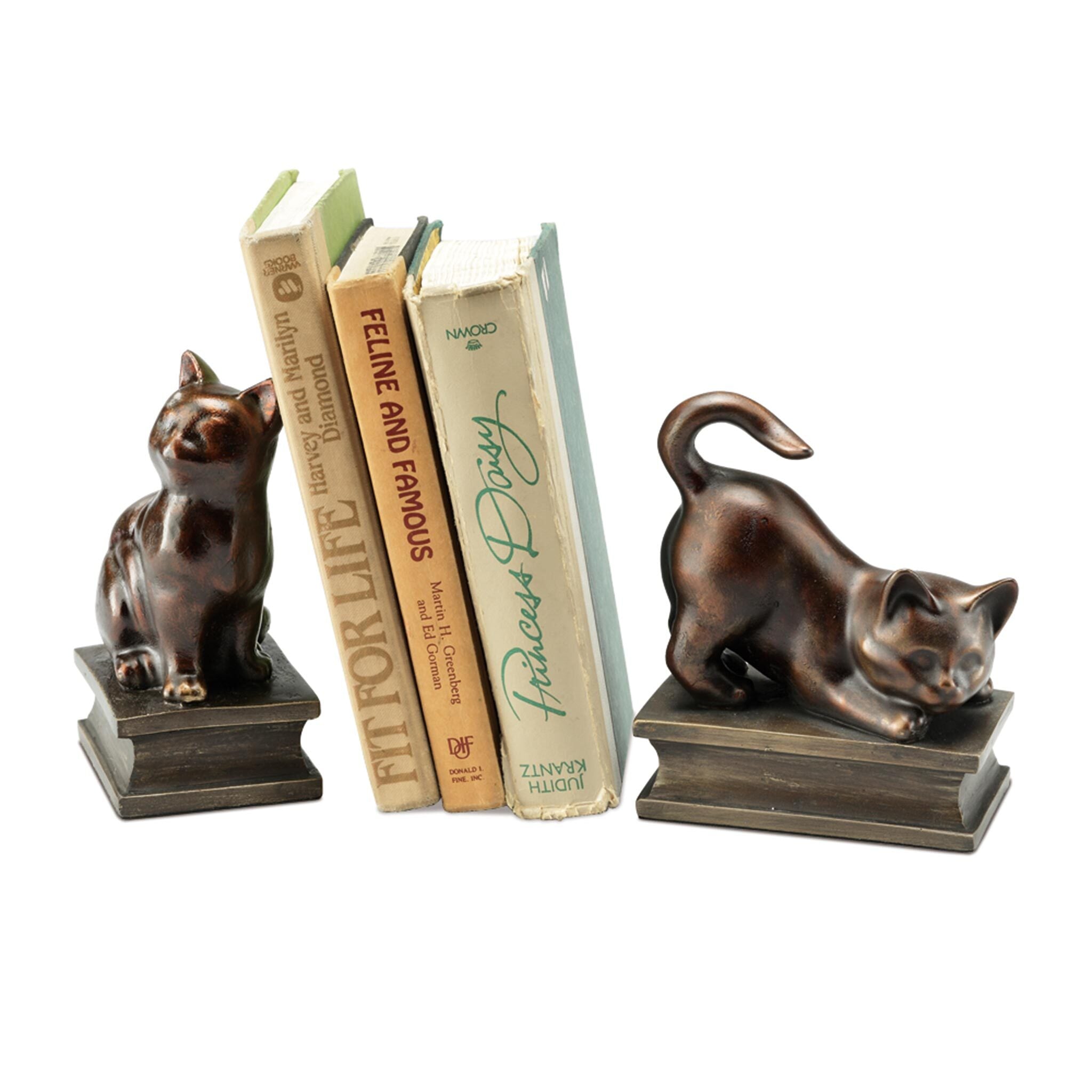 Playing Cat Bookends Pair, SPISanPacificInternationalAllProducts