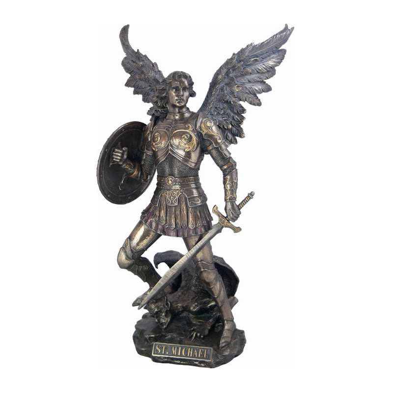 Saint Michael Statue 12.75 Inch, STUHome, AAWU74700A4
