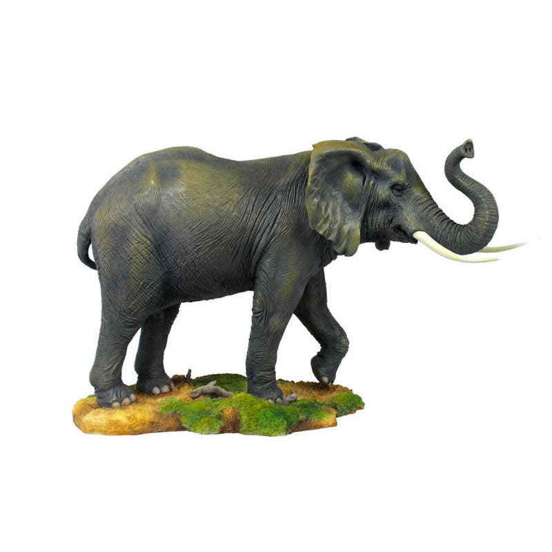Elephant With Raised Trunk Statue, STU-Home, AAWU74755VA