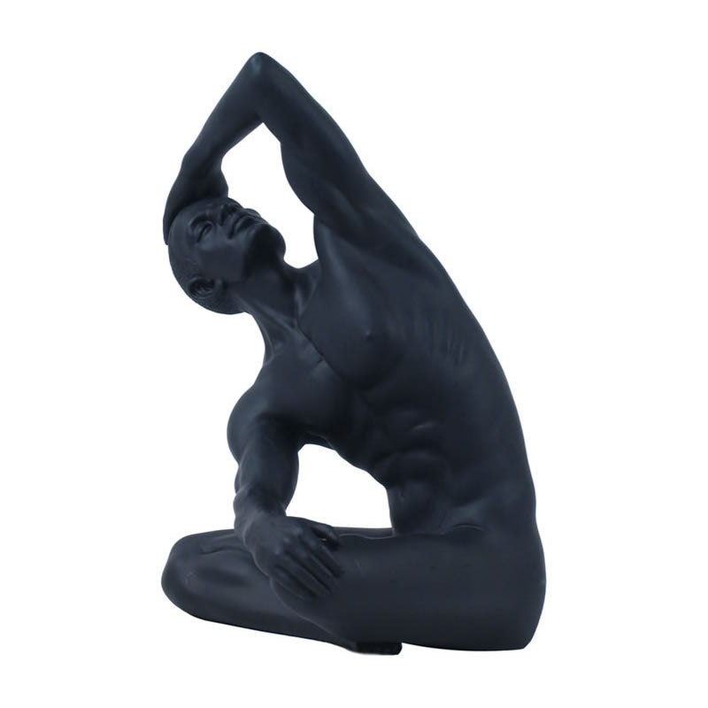 Stretching Upward Male Nude Statue, STU-Home, AAWU74989A1 