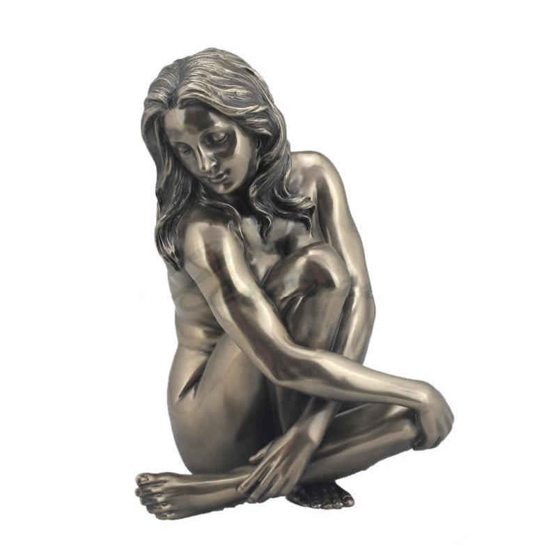 Erotic Bronze Sculpture Nude Female on marble base