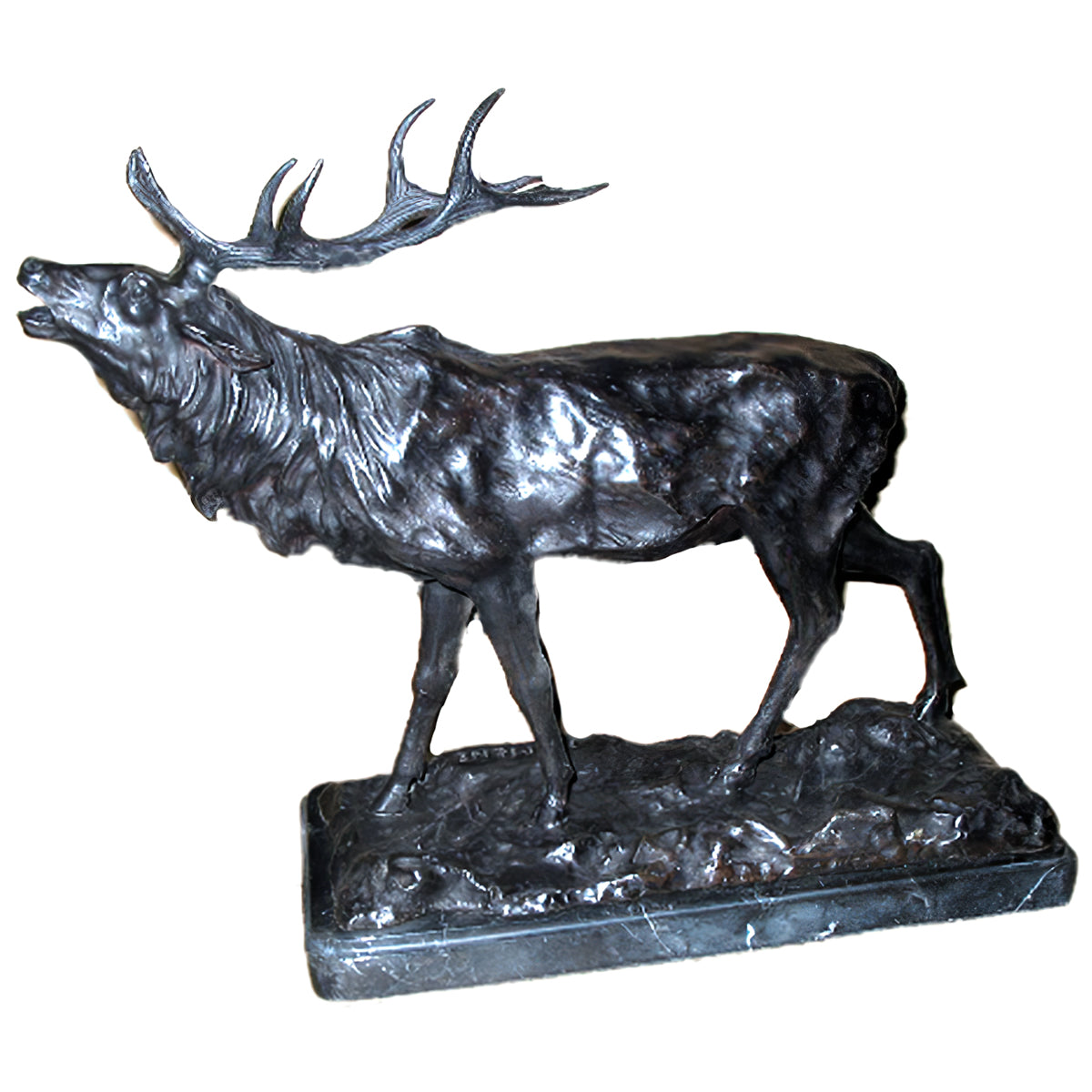 Elk Sculpture Primal CallWWD6567440666Mill Creek Studios 