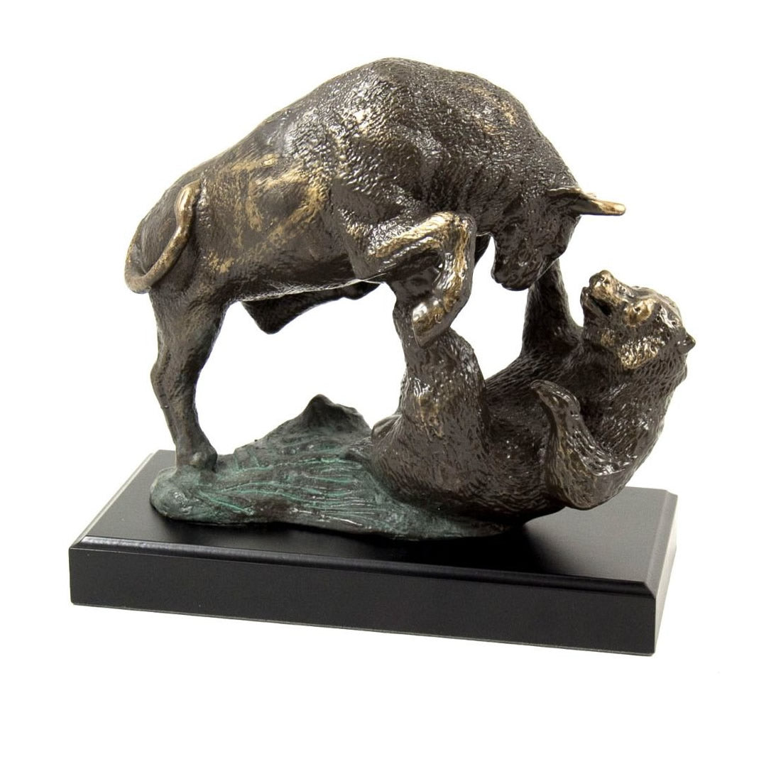 Fighting Bull and Bear Sculpture