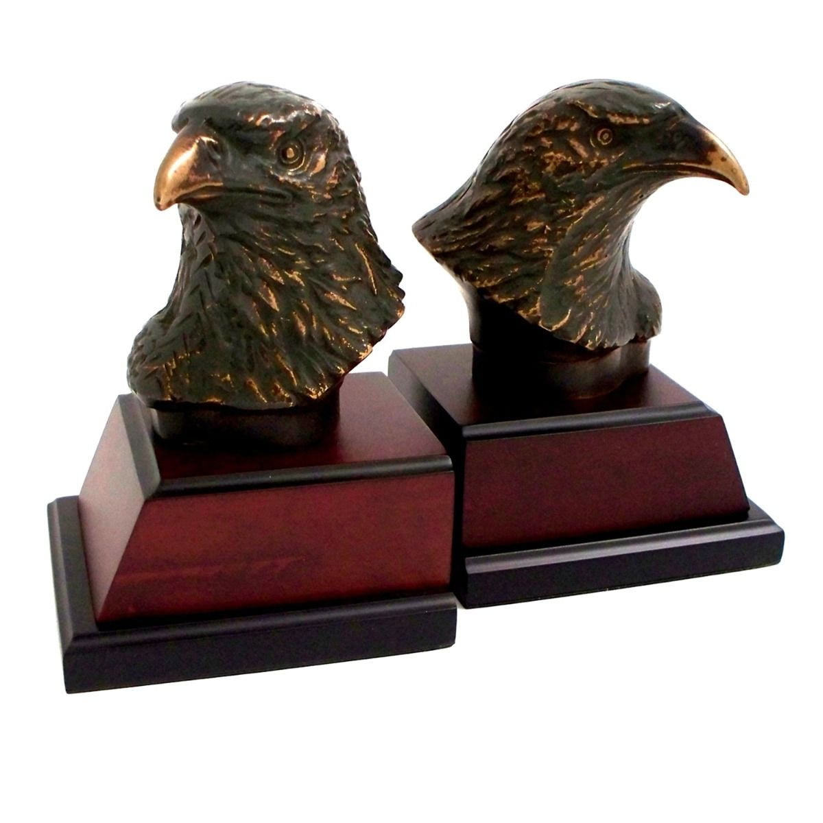 Eagle Bust Bookends