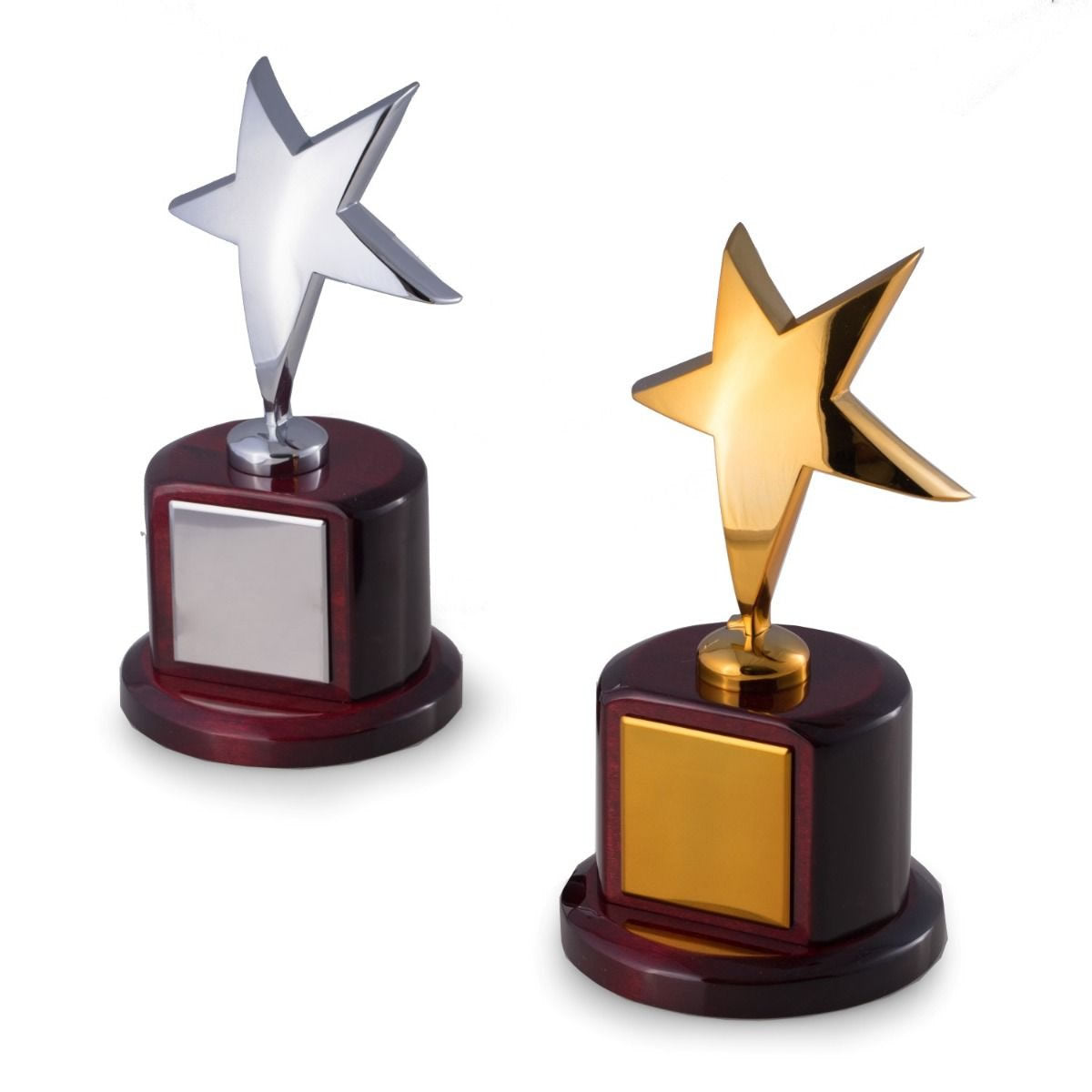 Silver Plated Star Trophy