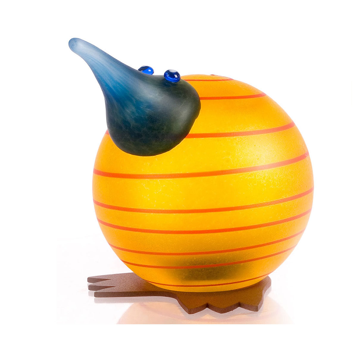Kiwi Bird Paperweight, Yellow- by Borowski