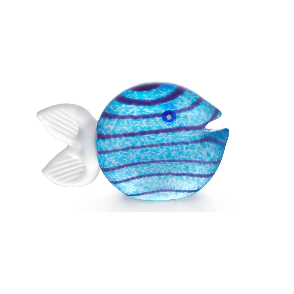 Snippy Fish Paperweight, Light Blue- by Borowski