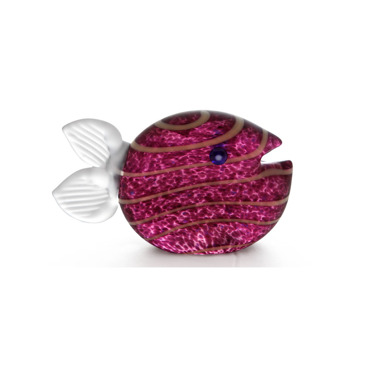 Snippy Fish Paperweight, Purple- by Borowski