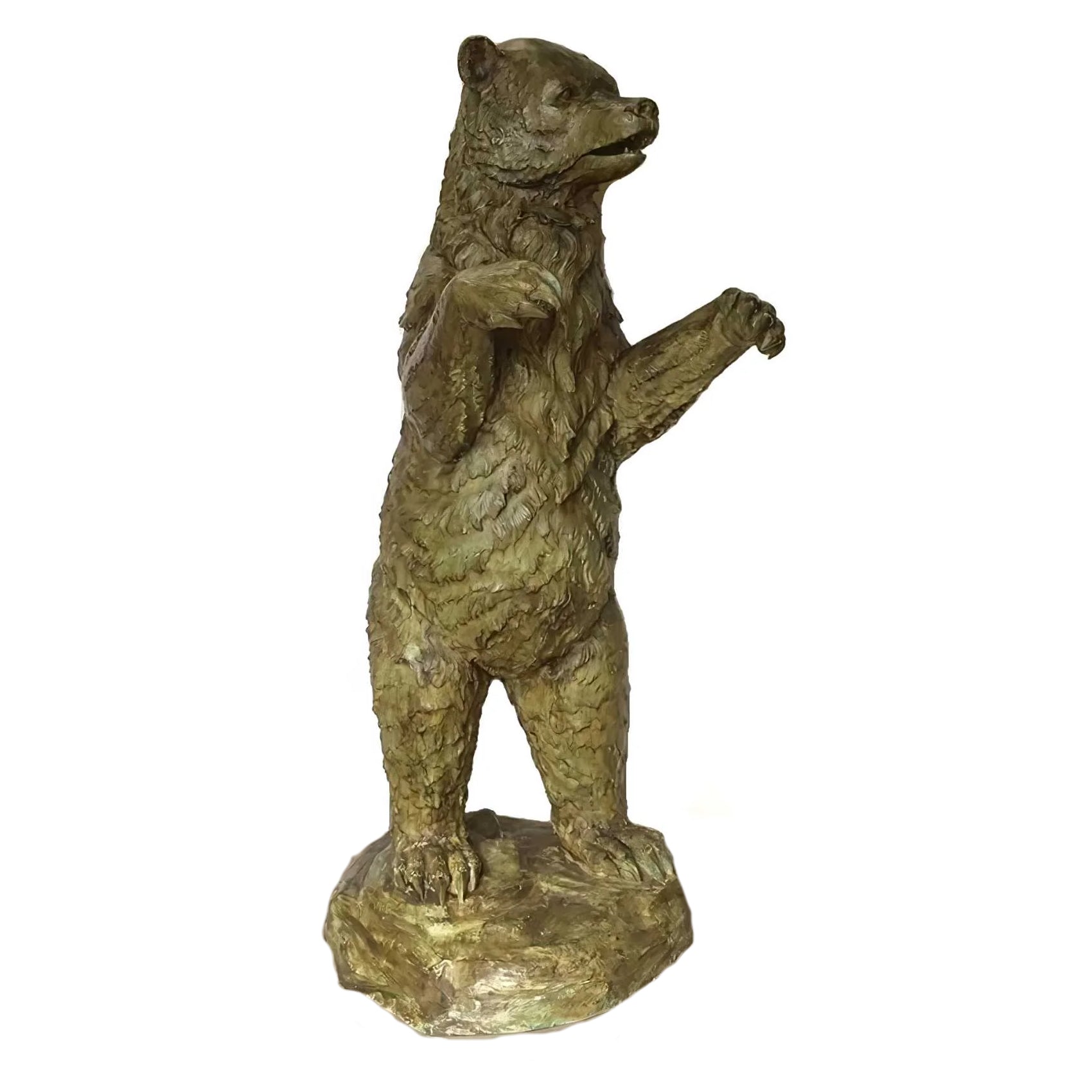 Bronze Standing Bear Statue - Large