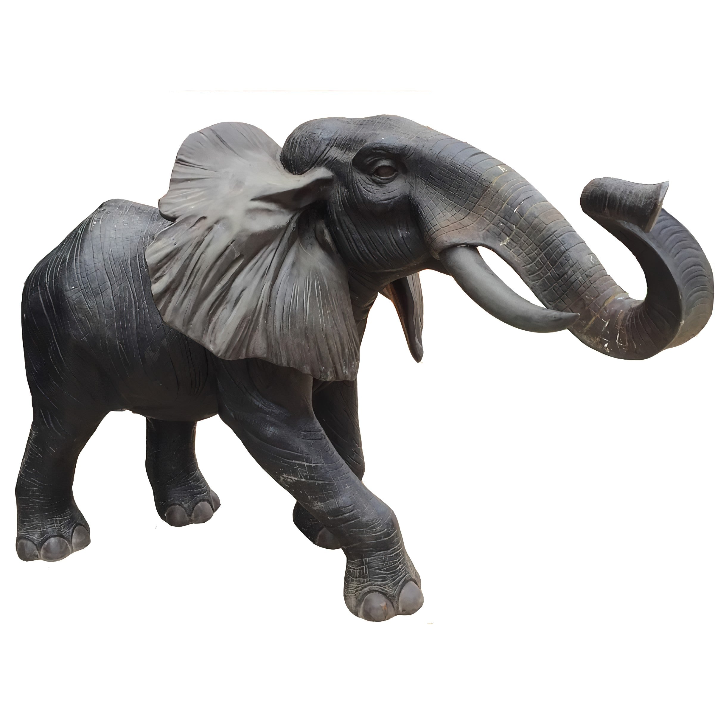 Bronze African Elephant Sculpture