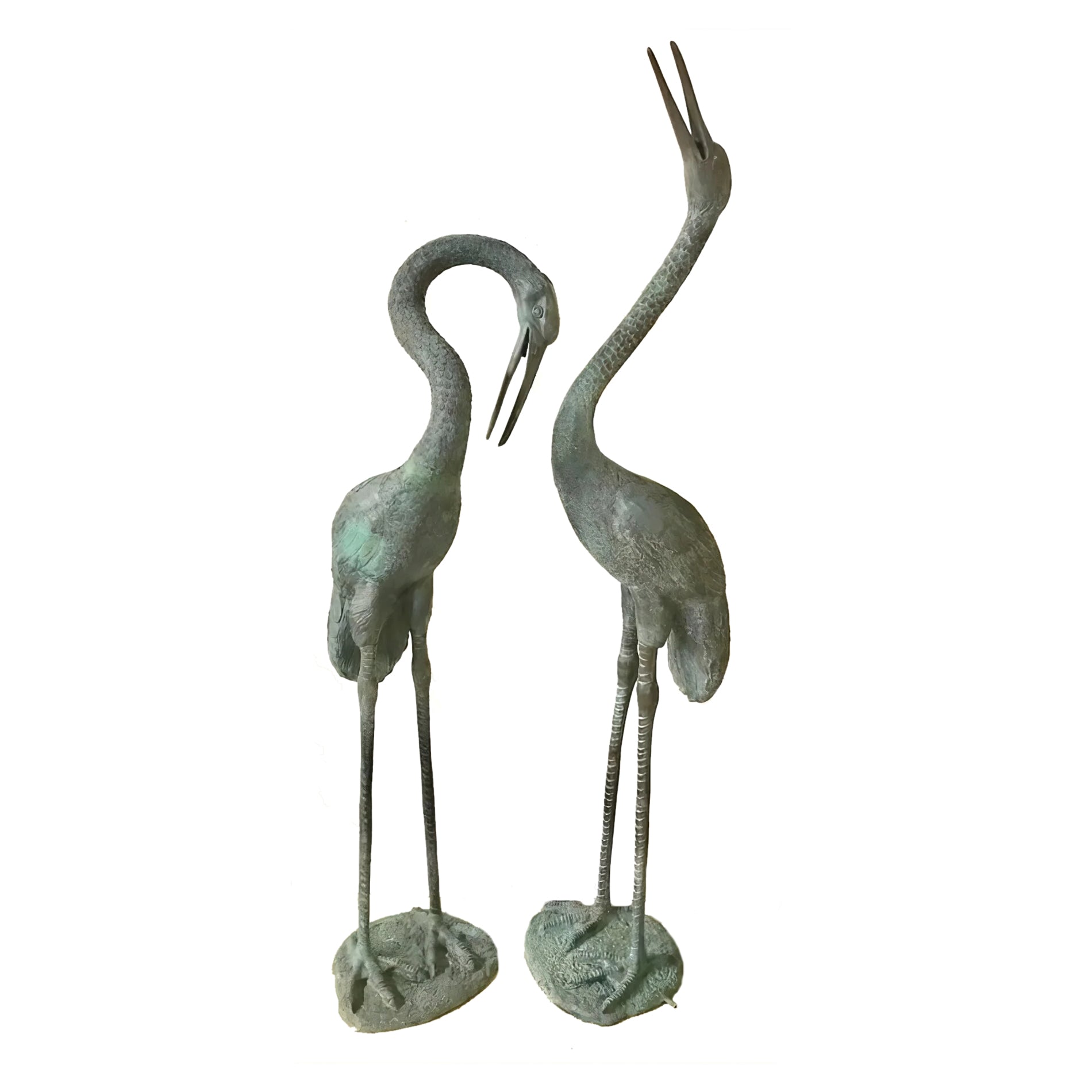 Pair of Cranes- Bronze Sculpture
