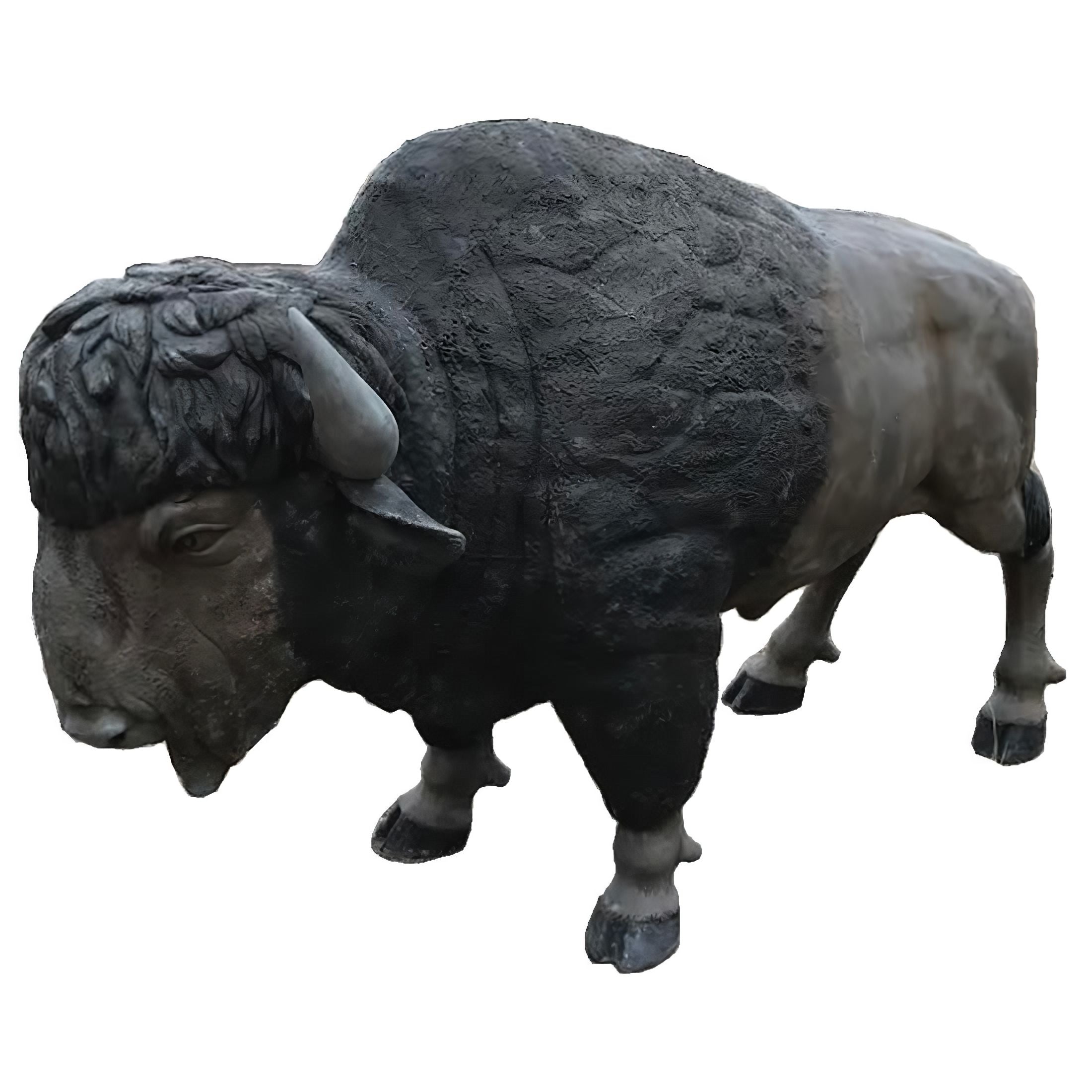 Bronze Bison Sculpture