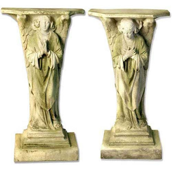 Devotion Angel Pedestals, Set of 2