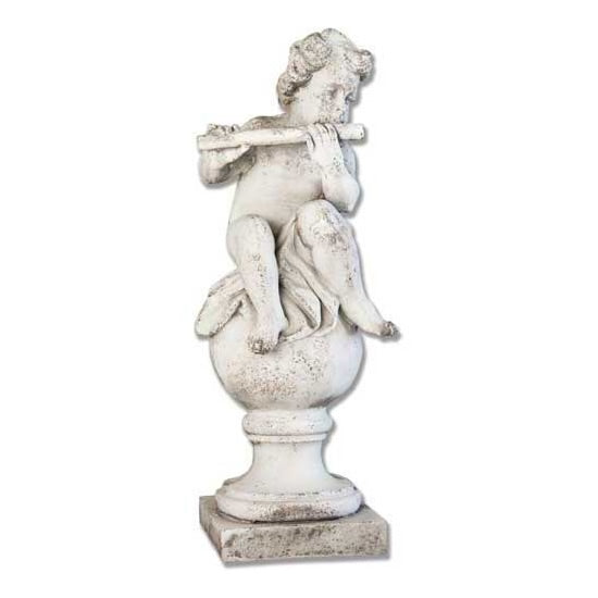 Cherub on Finial with Flute