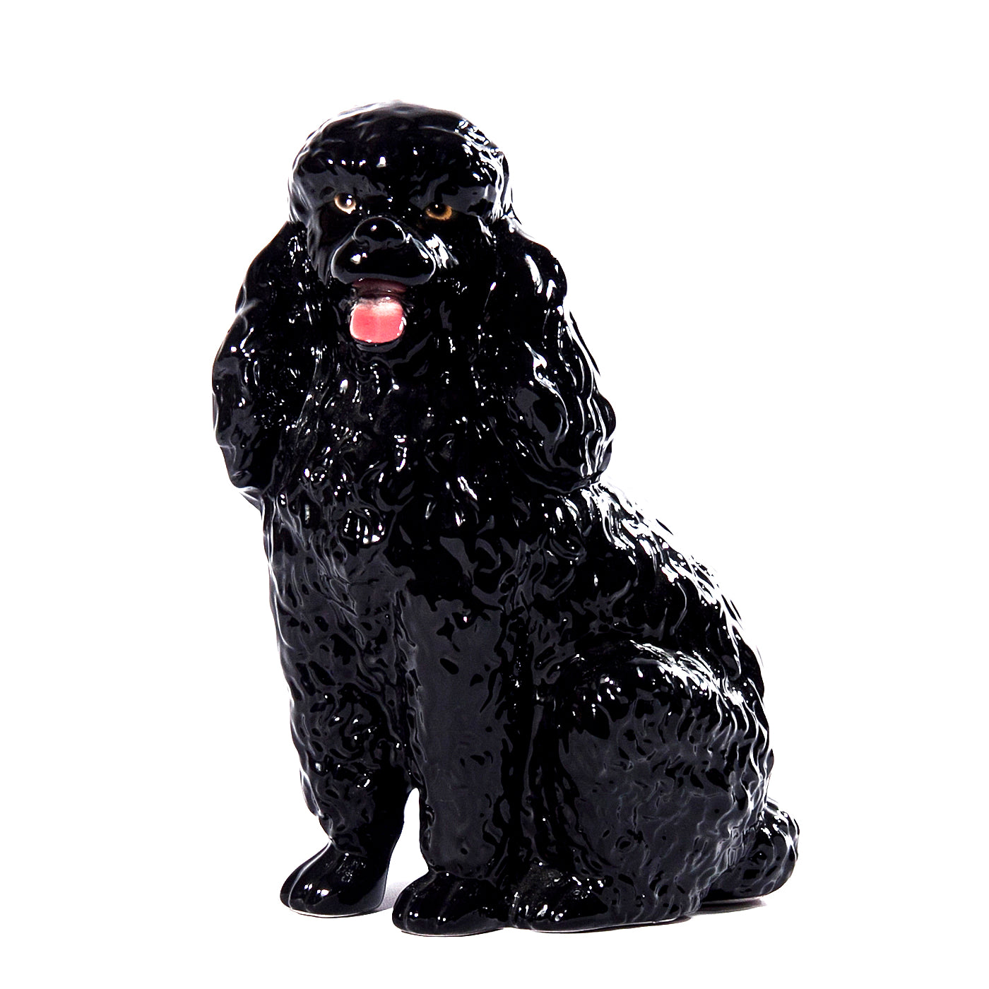 Black Poodle Sculpture