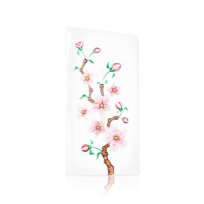 Cherry Blossom Crystal Sculpture
