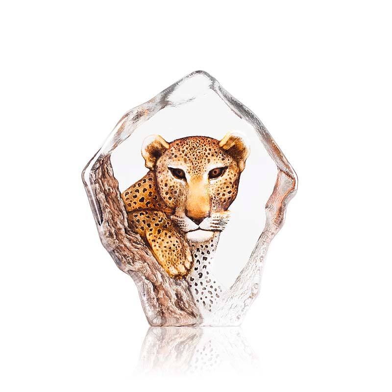 Leopard Crystal Sculpture, Limited Edition