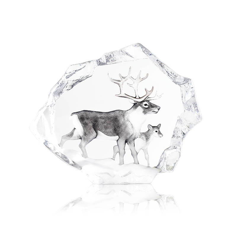 Crystal Reindeer Sculpture, Limited Edition