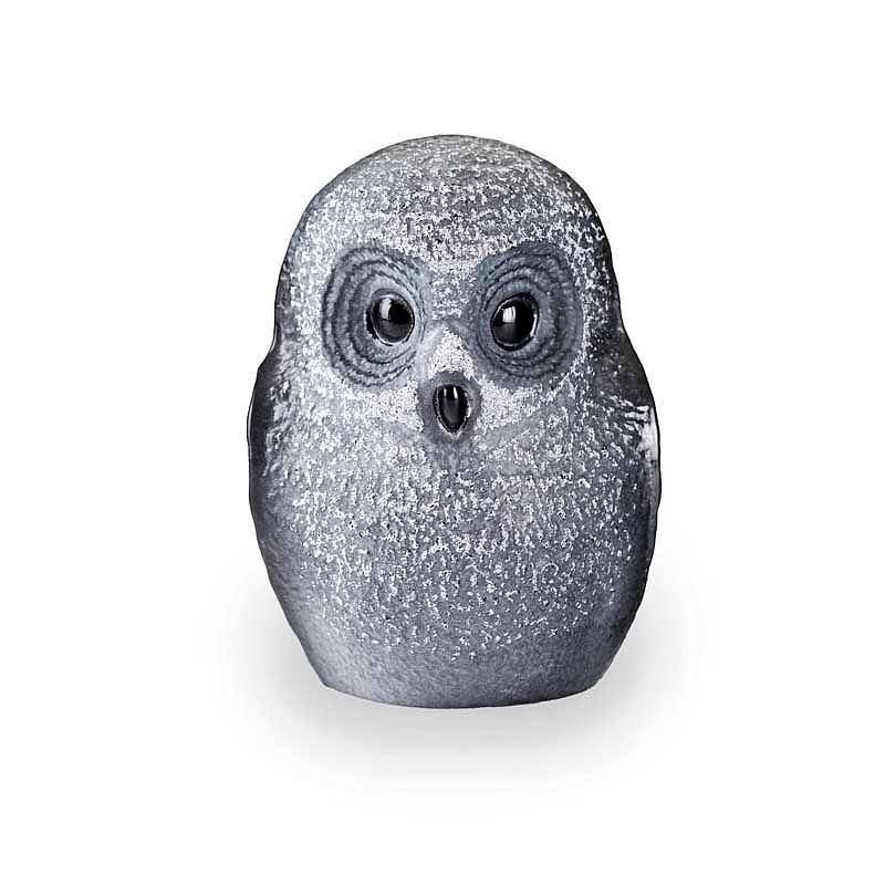 hek theater Uitgaven Safari Owl Black Crystal Sculpture, Mats-Jonasson-Crystal-All-Products,  34052M - AllSculptures.com