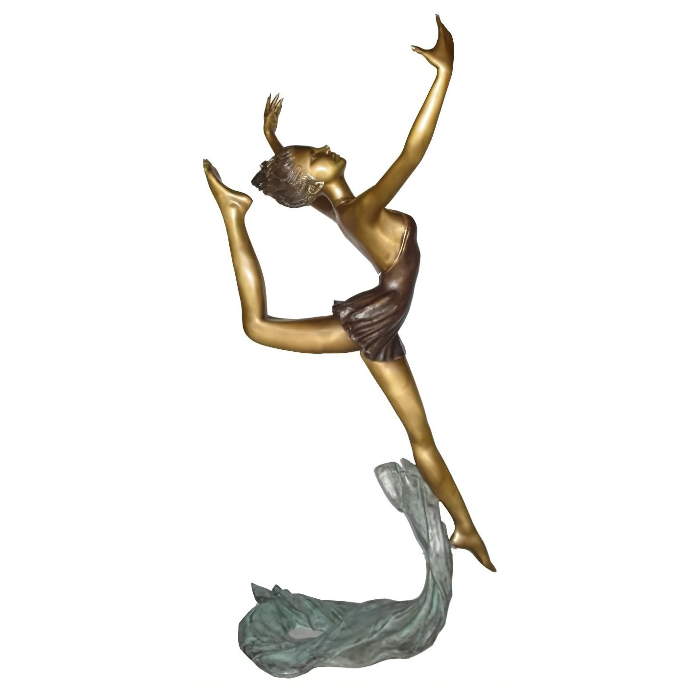 Bronze Lady Dancer Sculpture