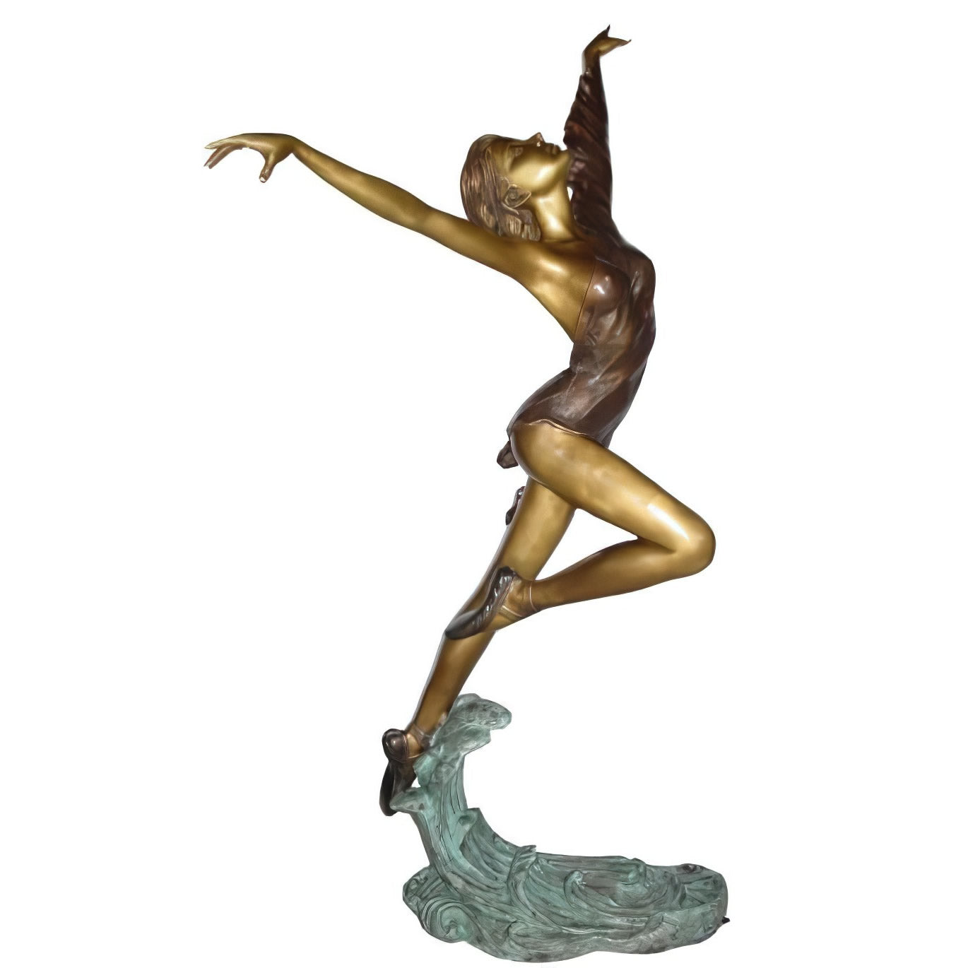 Leaping Lady Sculpture