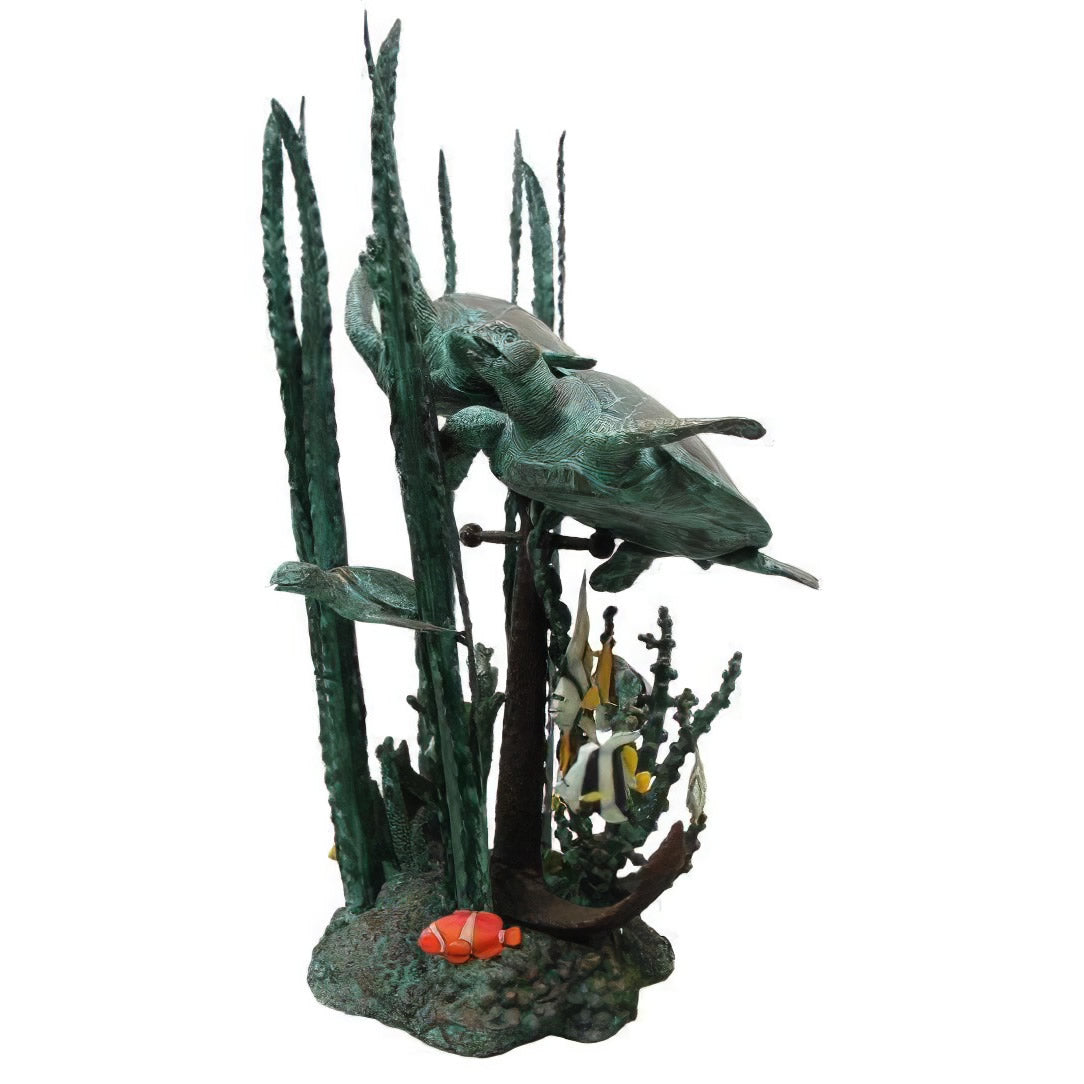 Dolphin Seaworld Bronze Fountain