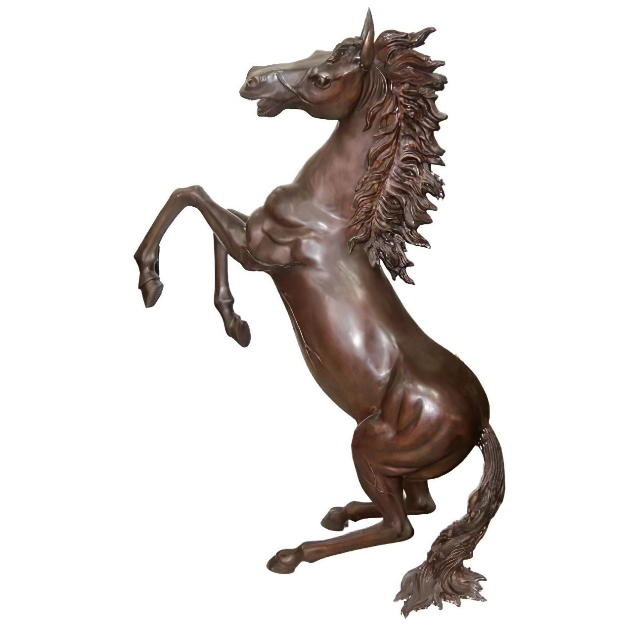 Bronze Jumping Horse Statue