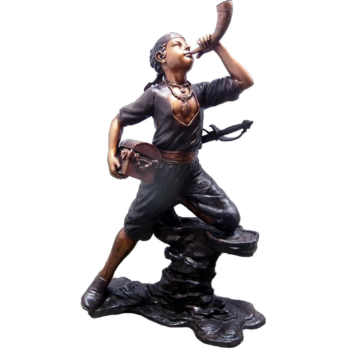 Boy Pirate Bronze Statue