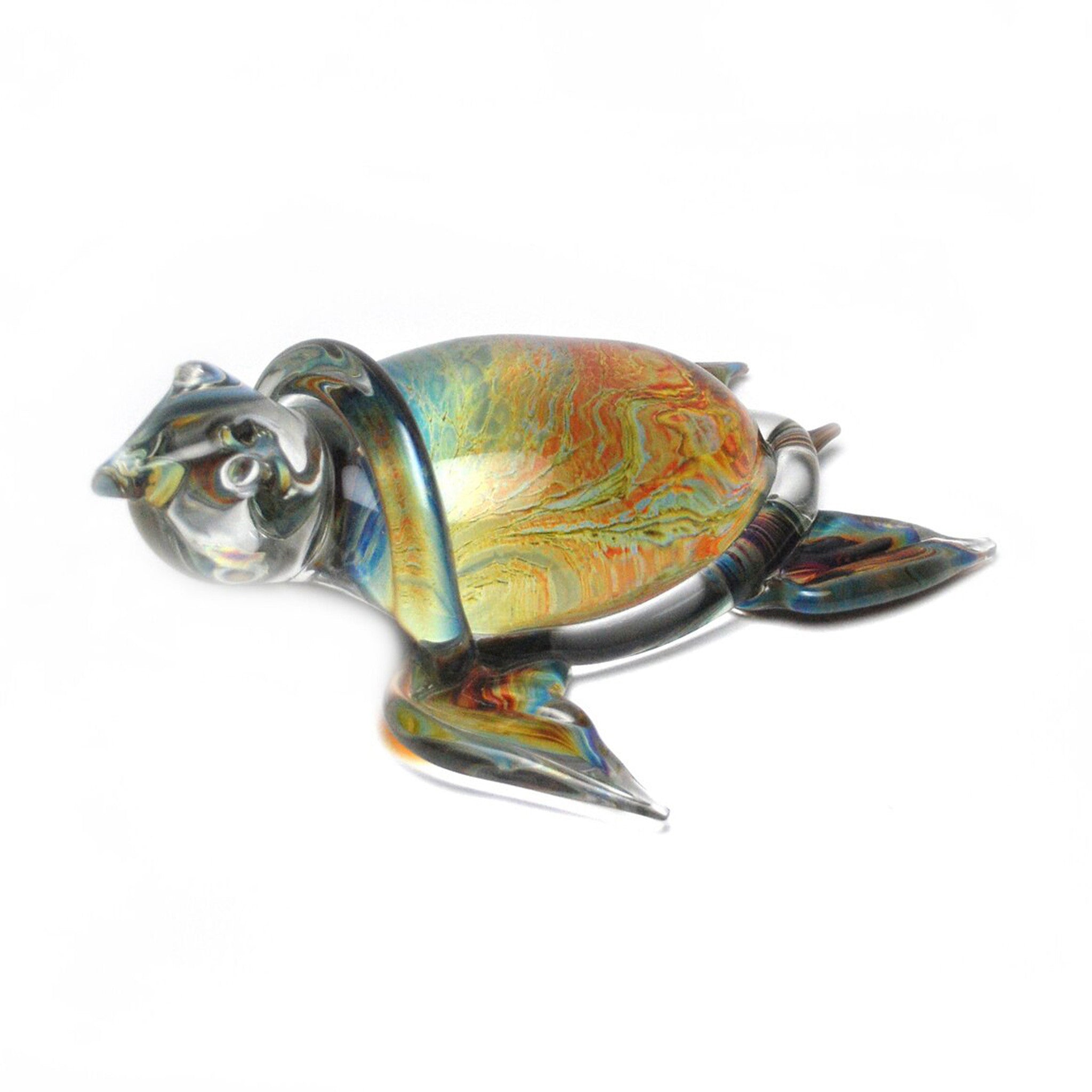 Calcedonia Glass Turtle-Large