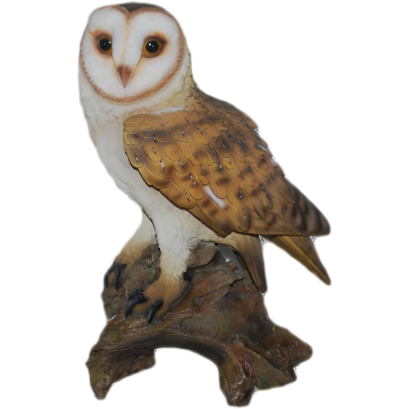 Natures Realm 1503 Barn Owl Bird Figurine 