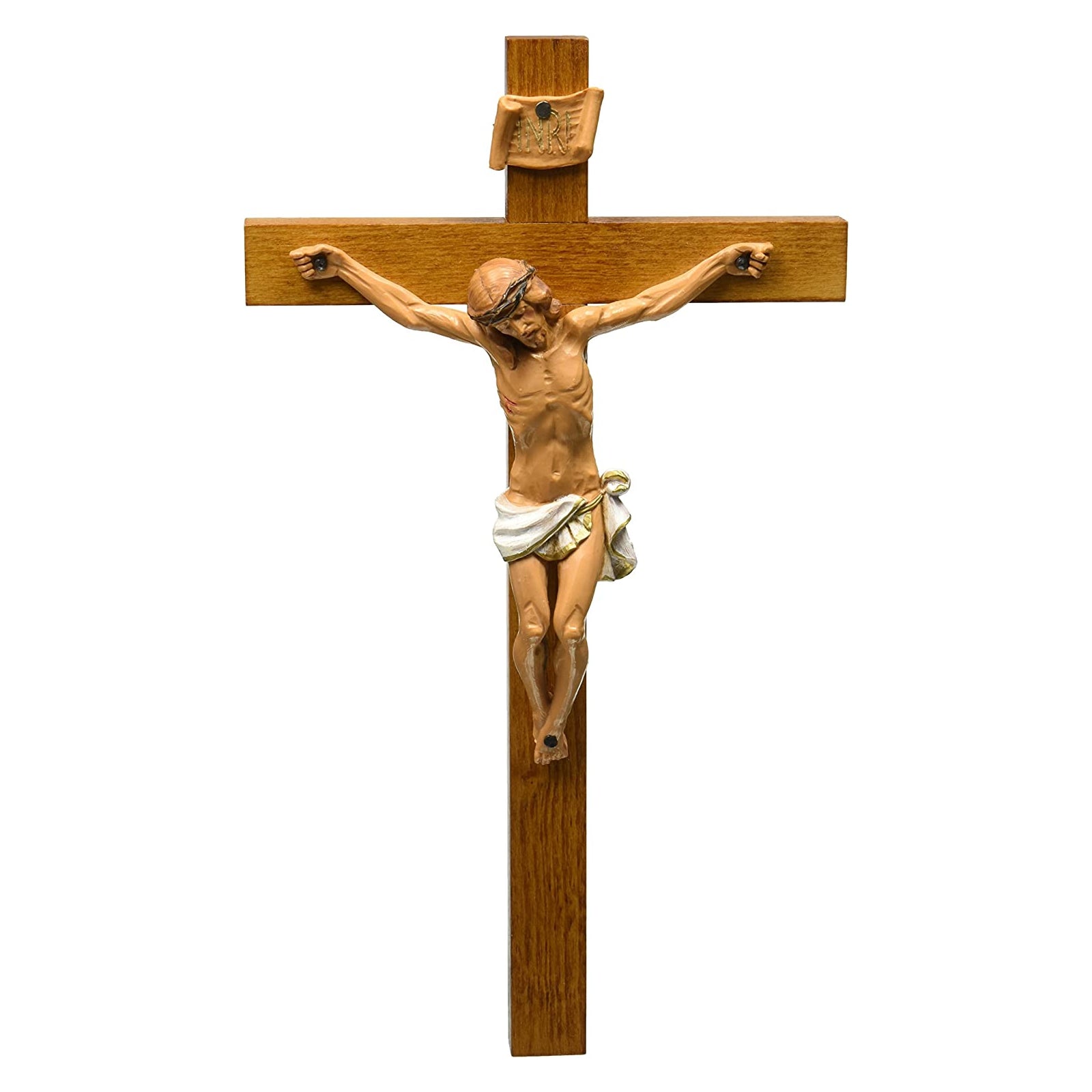 Fontanini Woodtone Crucifix- 15 Inch