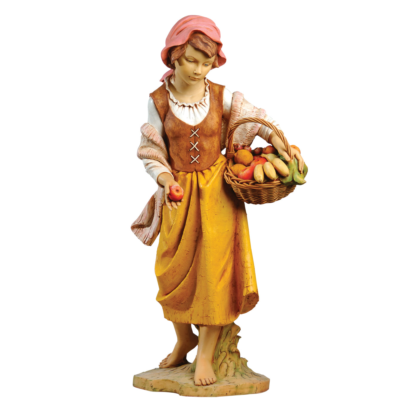Fontanini Talia, Young Girl with Basket Nativity Statue