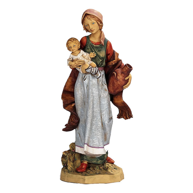 Fontanini Rebecca Shepherd Woman Nativity Statue
