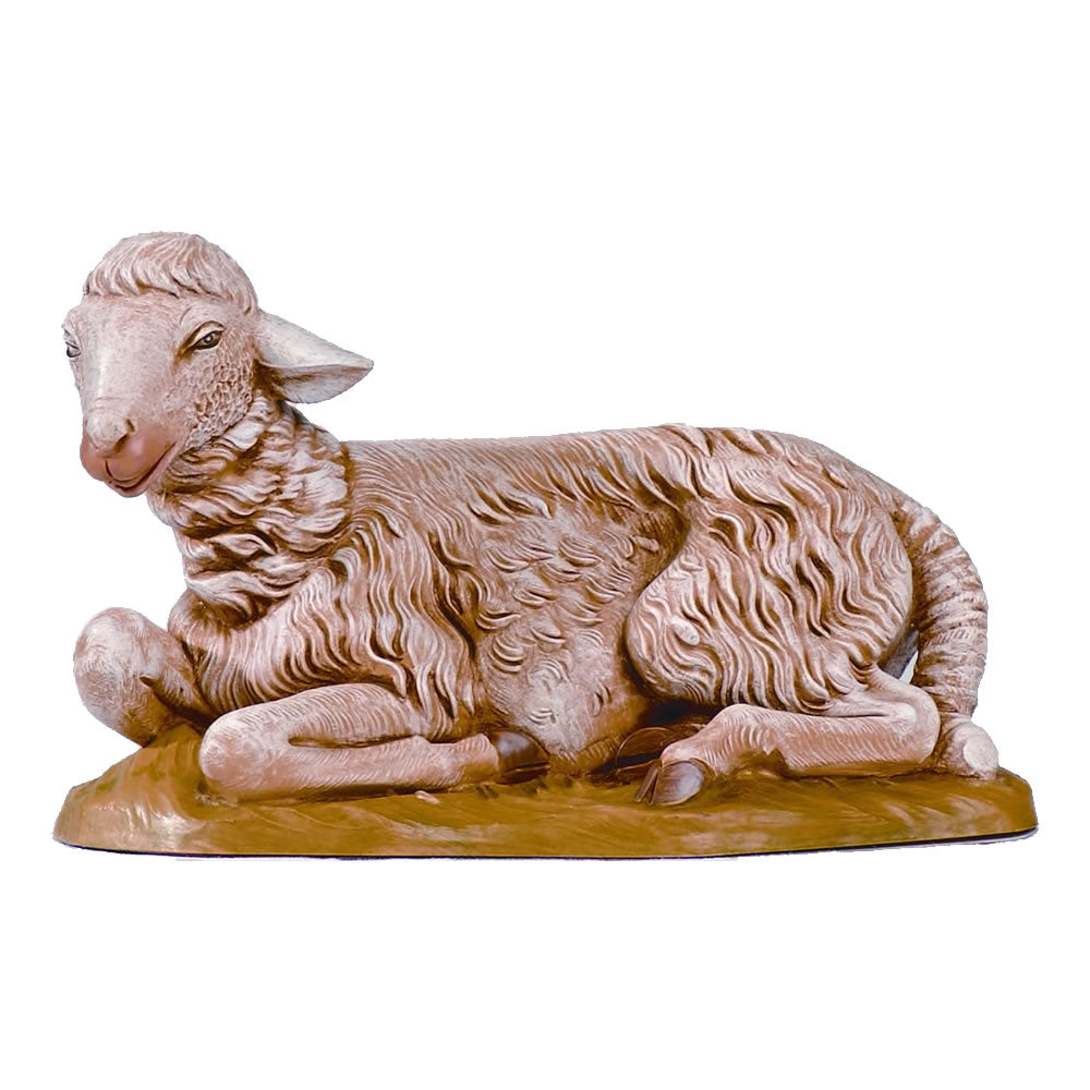 Fontanini Sitting Sheep Nativity Statue- 18/20 Inch Scale