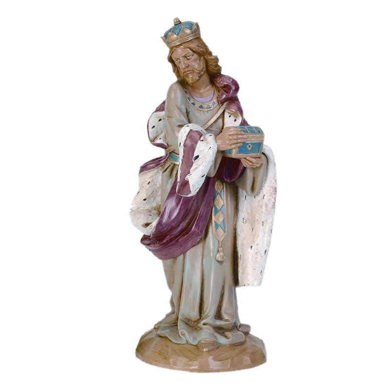 Fontanini Standing King Melchior Nativity Statue- 12 Inch Scale