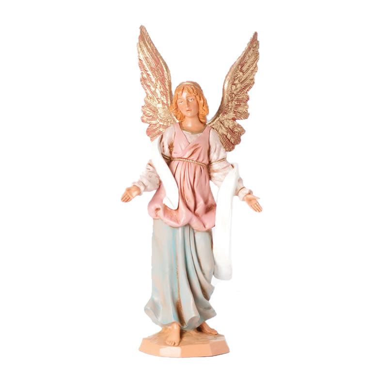 Fontanini Standing Angel Nativity Statue- 12 Inch Scale