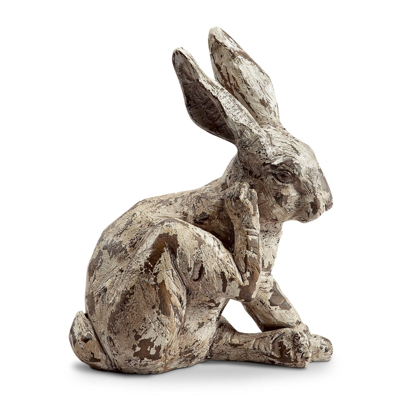 Scratching Rabbit Garden Sculpture #1