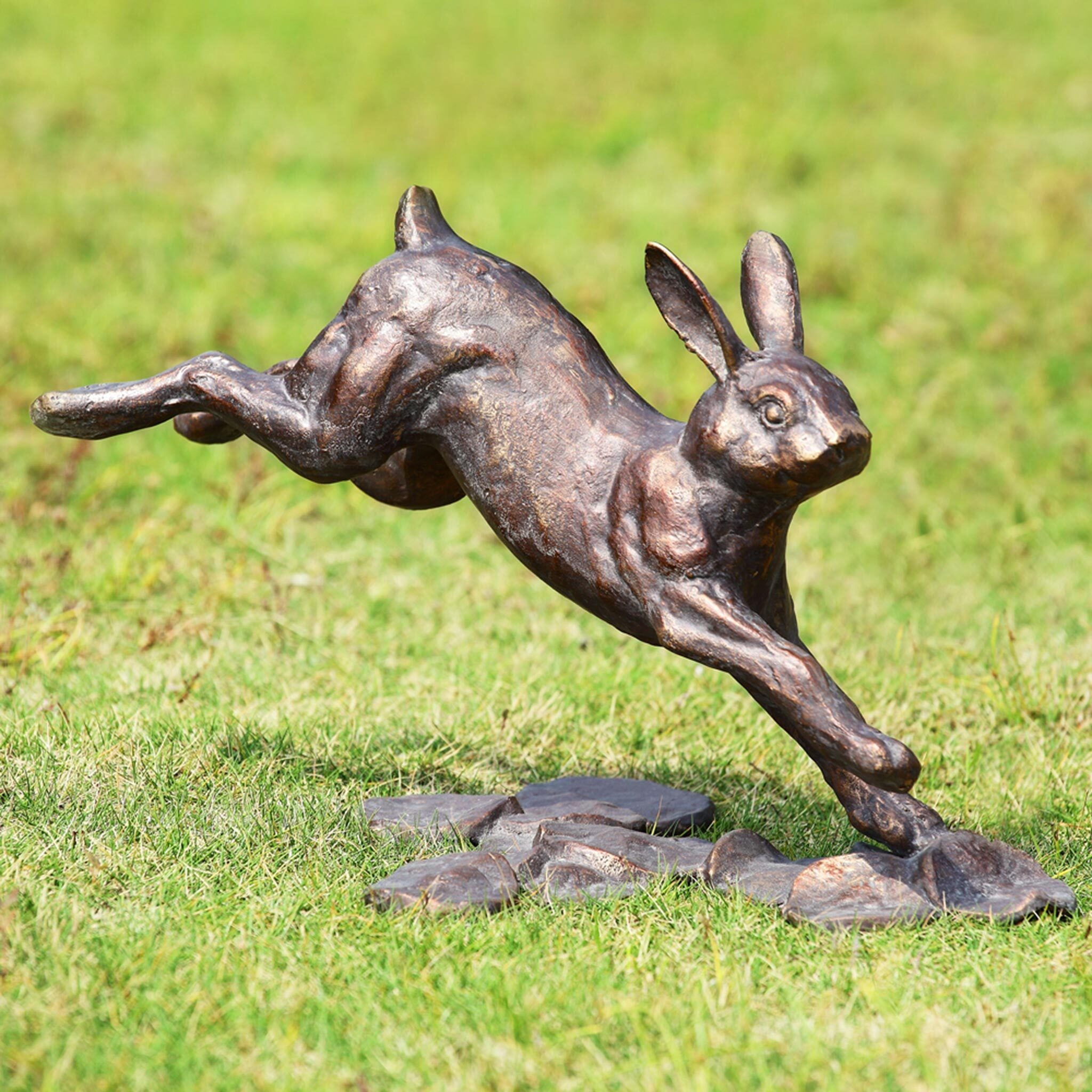 Running Rabbit Garden Sculpture #1