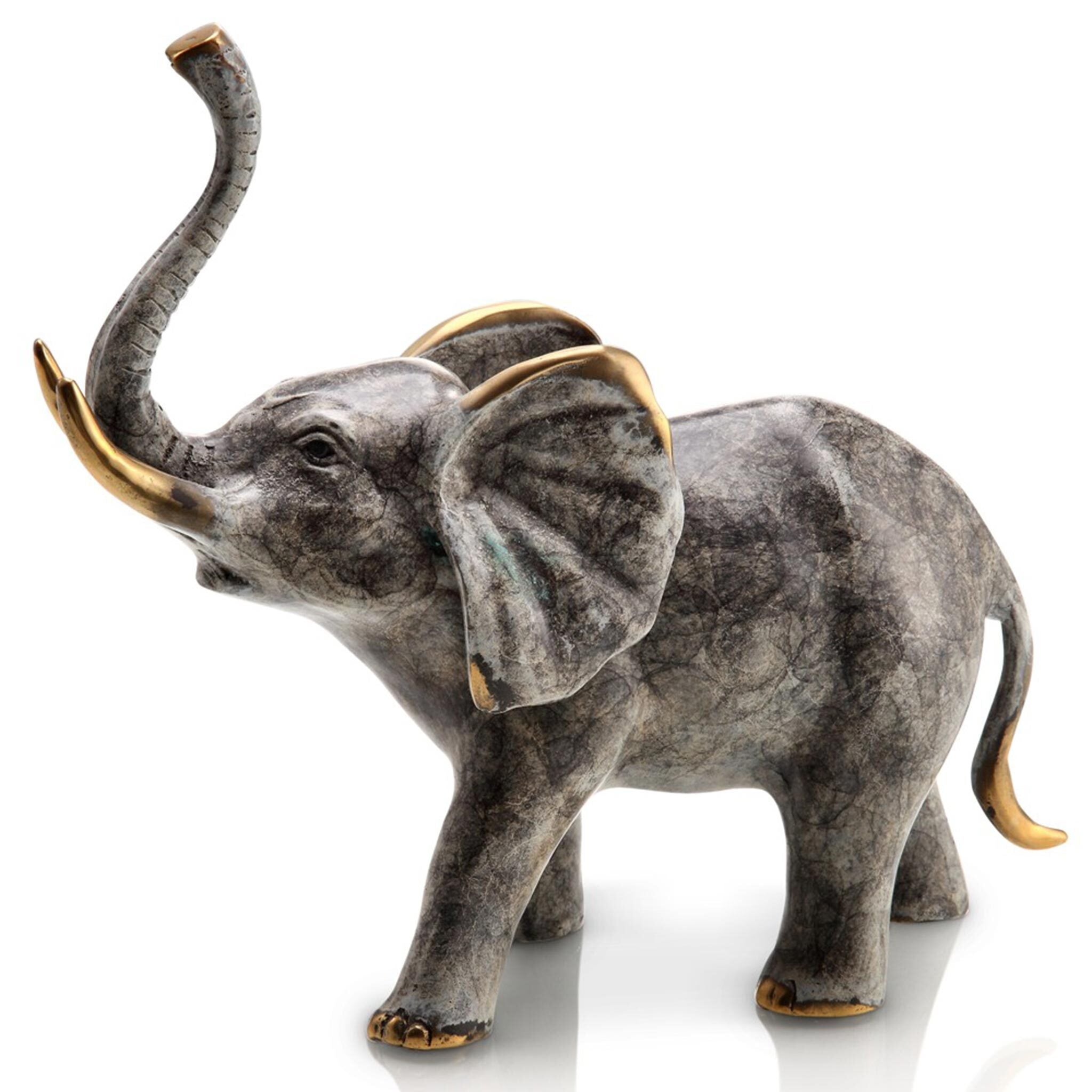 Bellowing Elephant Statue