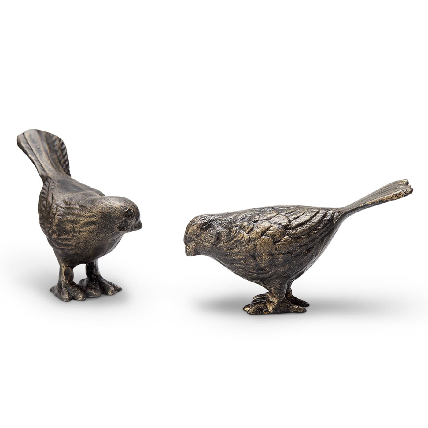 Chatty Birds Pair - Bronze Finish